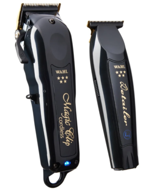 WAHL PROFESSIONAL COMBO BARBEIRO SEM FIOS PREMIUM MÁQUINA DE CORTE + ACABAMENTO