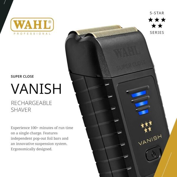 WAHL PROFESSIONAL VANISH MÁQUINA DE BARBEAR SEM FIOS
