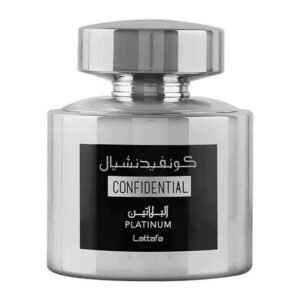 6291107459714 Confidential Platinum Eau de Parfum Lattafa Homem 100ml