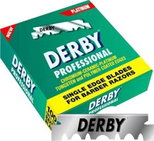 8690885200026 100X Lâminas de Barbear Profissionais de Lâmina Única Derby